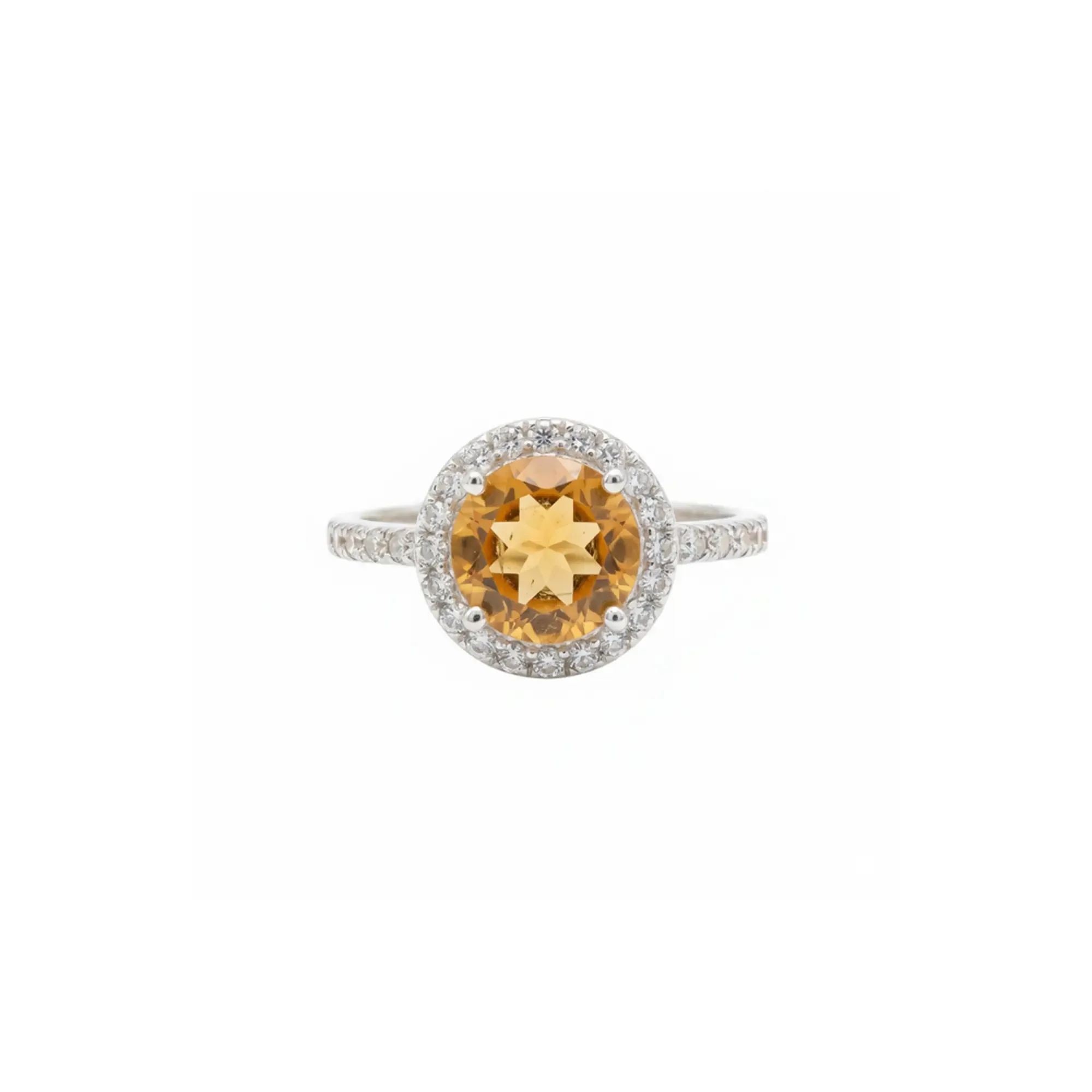 Radiant Aura Ring – Citrine